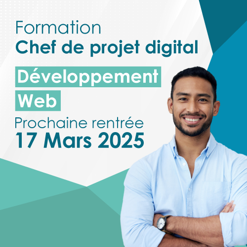 Formation Chef de projet digital spécialité Développement Web
