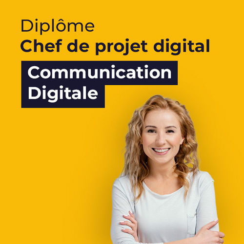 Formation Chef de projet digital spécialité Communication digitale (diplôme niv. Bac +4)