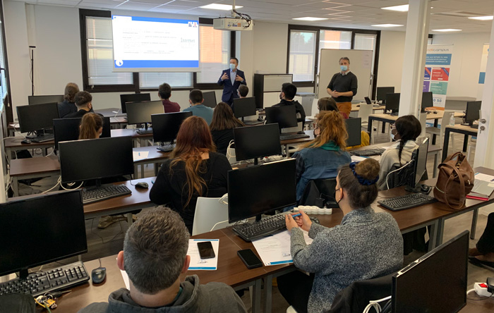 Salle de formation informatique