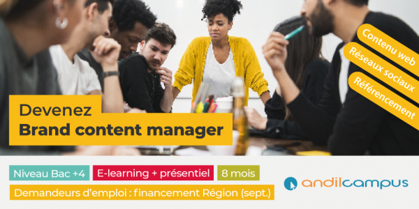 Le métier de Brand Content Manager·euse