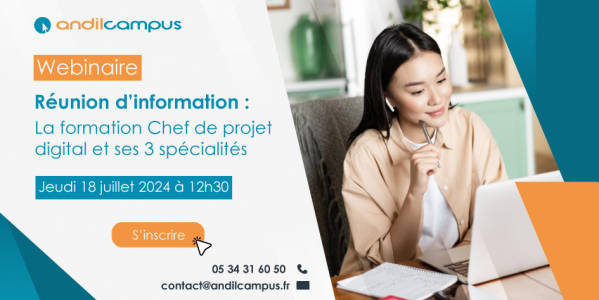 Rendez-vous le 18 juillet pour notre réunion d'information en ligne !